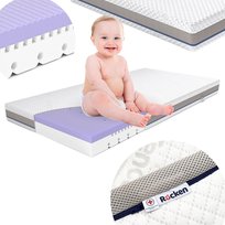 Materac dla dziecka 190x80 cm Piankowy Pianka Antybakteryjna Antyalergiczny Medyczny Rucken