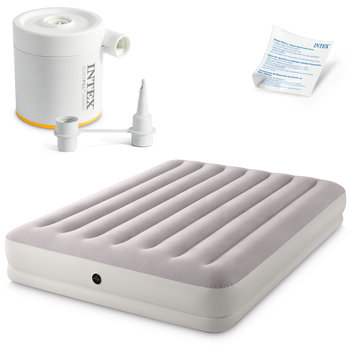 Materac dmuchany dwuosobowy 203x152 cm + pompka Intex 64179 - Intex