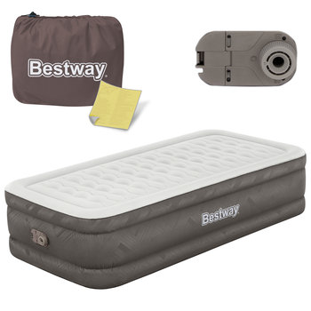 Materac dmuchany jednoosobowy do spania z wbudowaną pompką Bestway 191x97cm 69048 - Bestway