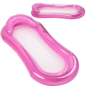 Materac do basenu siatkowy duży dmuchany fotel do wody siatka Różowo fioletowy - Inna marka