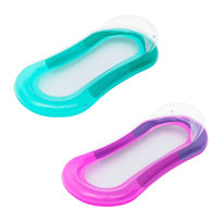 Materac do pływania, 160x84cm, dno z siatki, 2 kolory (czerwony i niebieski) 