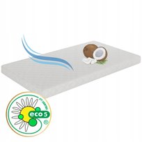 Materac dziecięcy pianka - kokos 200x80x10 cm - ATEST