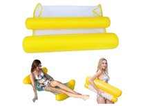 Materac Fotel Le��ak Dmuchany Hamak Wodny Z Siatk�� ������ty