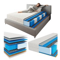 Materac kieszeniowy Premier Rest Premium 90x200, 25cm, H3 H4 kokos, VISCO