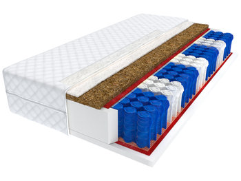 Materac kieszeniowy z kokosem 90x180 cm ŚpijZdrowo MILO 13 cm H3/H4 - ŚpijZdrowo