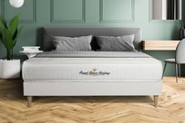 Materac Lancaster 180X220Cm, Grubosc : 22 Cm, Sprezyny Kieszeniowe I Pianka Z Pamiecia Ksztaltu, Wysoki, 3 Strefy Komfortu