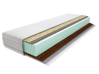 Materac lateksowy 145x225 cm Kaszmirowysen Bergen Trawa  H3/H4