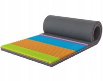Materac nawierzchniowy 150x200 Nakładka na materac TOPPER masujący GREY 5cm