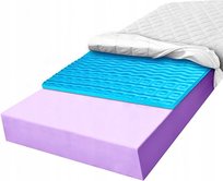 Materac piankowy 160x200 konturowy masujący 14 cm H3 7 strefowy twardy