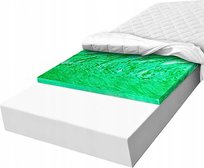 Materac piankowy 160x200 sprężysta pianka verde antyalergiczny H2 24 cm