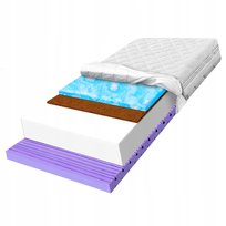 Materac piankowy 160x200 z kokosem na cellulit relaksujący H2 15cm