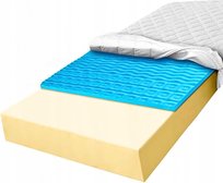 Materac piankowy 90x200 konturowy masujący 14 cm 7 strefowy H2 H3 pianka