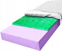 Materac piankowy 90x200 wysoko sprężysty solidny H3 H4 antyalergiczny 19