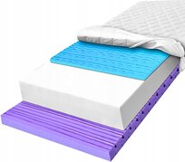 Materac piankowy H1 H2 160x200 masujący oddychający idealny na krążenie 17