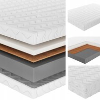 MATERAC PIANKOWY SENPURO FIRM COMFORT 140x200 - BARDZO TWARDY - H4 / H4+