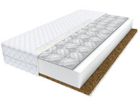 Materac piankowy z kokosem 70x160 cm ŚpijZdrowo BIANKA 9 cm H2/H3