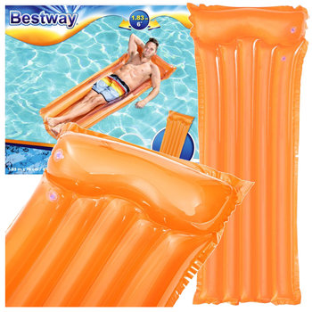 Materac plażowy do pływania Bestway 183x76 cm pomarańczowy K94P - elektrostator
