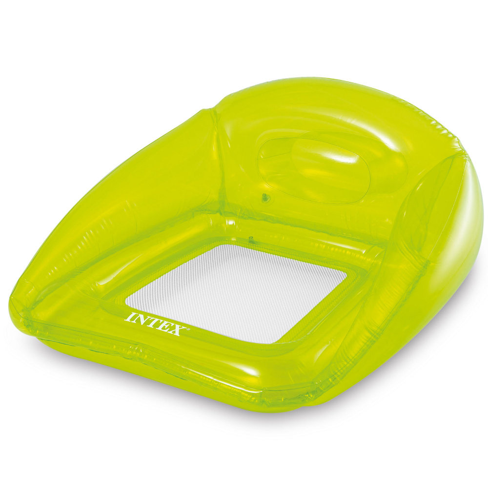 Фото - Іграшка для купання Intex Materac plażowy do pływania z siatką 104 x 102 cm  56802 