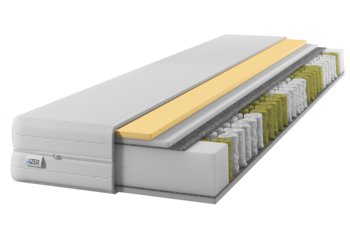 Materac sprężynowy 7-stref Gold Visco 90x200x20cm - Izer