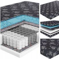 MATERAC SPRĘŻYNOWY SENPURO BLACK RELAX COMFORT 120x200 - H2 / H3