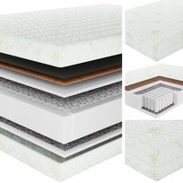 MATERAC SPRĘŻYNOWY SENPURO NATURAL COMFORT 160x200 - TWARDY - H3 / H4
