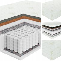 MATERAC SPRĘŻYNOWY SENPURO NATURAL COMFORT 180x200 - TWARDY - H3 / H4