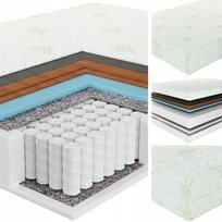 MATERAC SPRĘŻYNOWY SENPURO NATURAL POWER COMFORT 90x200 - TWARDY - H3 / H4+