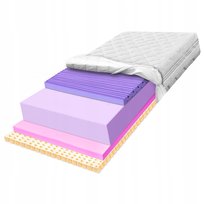 Materac z lateksem 160x200 poprawia krążenie elastyczny H3 H4 26cm