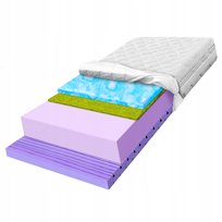 Materac z trawą morską 160x200 twardy relaksujący 7 strefowy H3 H4 30cm
