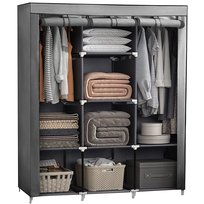 MATERIAŁOWA SZAFA TEKSTYLNA SKŁADANA GARDEROBA XL