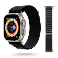 Materiałowy Pasek Apple Watch ( 42 / 44 / 45 / 49 Mm ) Czarny