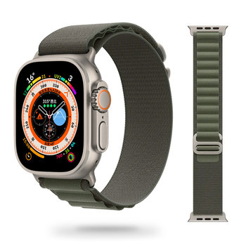 Materiałowy Pasek Apple Watch ( 42 / 44 / 45 / 49 Mm ) Khaki - GK PROTECTION