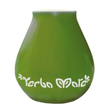 Matero ceramiczne YERBA MATE Luka Green, zielone, 350 ml - Yerba Mate