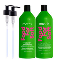 MATRIX FOOD FOR SOFT Szampon, odżywka nawilżająca, włosy suche 2 x 1000ml Matrix
