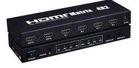Matrix HDMI Switch Splitter  4x2 3D Pilot 4K 4 x 2