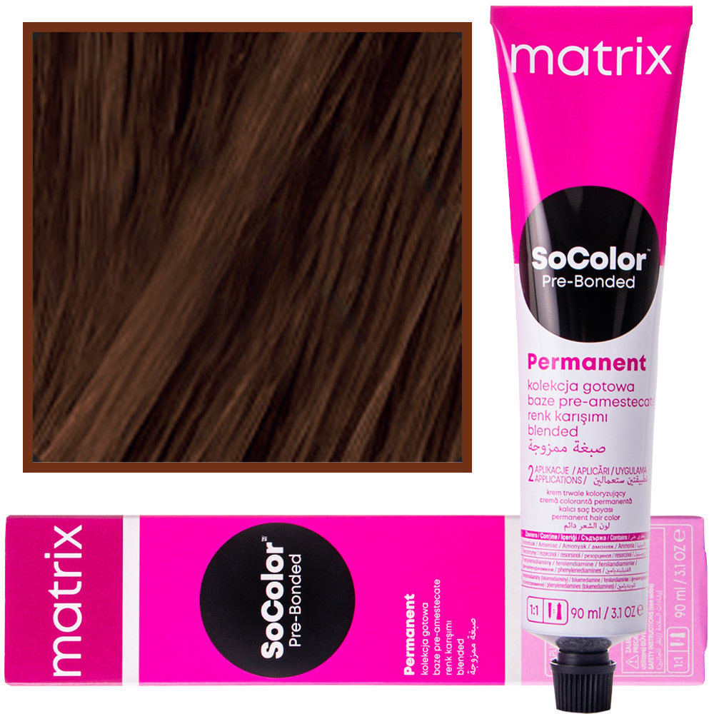 Фото - Фарба для волосся Matrix So Color PreBond Farba 6MG Mokka 