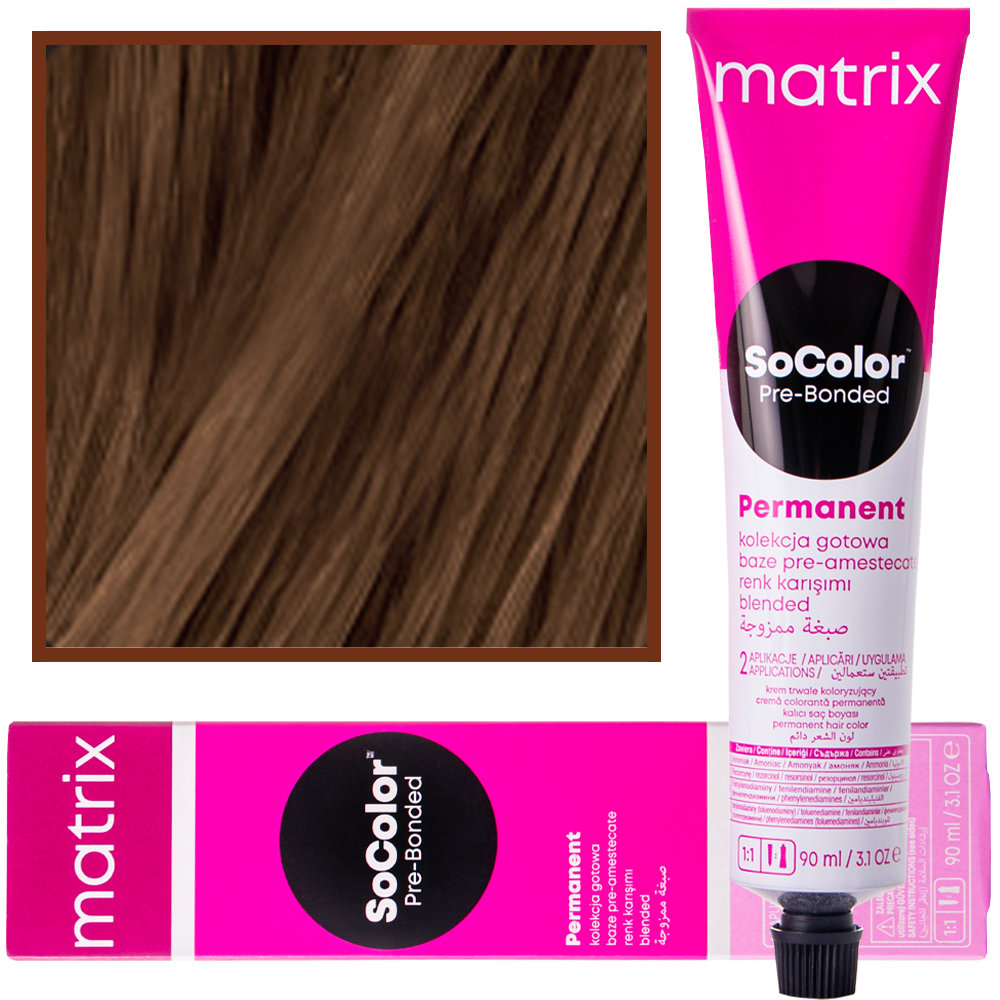 Фото - Фарба для волосся Matrix So Color PreBond trwała, profesjonalna farba do włosów kolor 7M Śre 