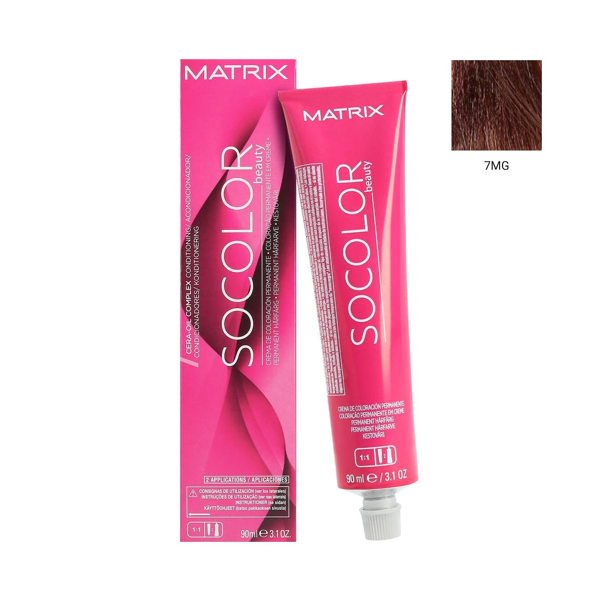 Zdjęcia - Farba do włosów Matrix, Socolor Beauty,  , 90 ml(7MG)