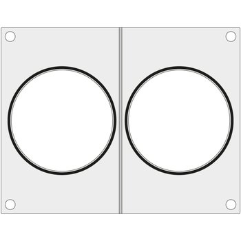 Matryca forma do zgrzewarki MANUPACK 190 na dwa pojemniki na zupę śr. 115 mm - Hendi 805732 - Inna marka