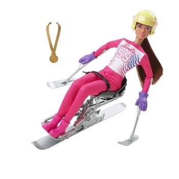 Mattel, Barbie lalka sporty zimowe Paranarciarka alpejska - Barbie Career