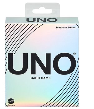 Mattel Games UNO Platinum Edition gra karciana karty kolekcjonerskie - Uno