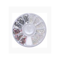 Mavi Karuzela Cyrkonie mix jet - zestaw do zdobień paznokci