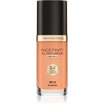 Max Factor, Facefinity All Day Flawless, Trwały Podkład Spf 20 Odcień 85 Caramel, 30ml - Max Factor