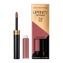 Max Factor, Lipfinity Lip Colour, 24h dwufazowa szminka o długotrwałym efekcie nr 016 - Glowing, 2,3 ml