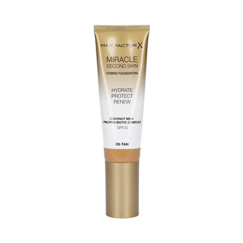 Max Factor, Miracle Second Skin, Nawilżający podkład do twarzy spf20 009 tan, 30 ml - Max Factor