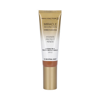 Max Factor, Miracle Second Skin, Nawilżający podkład do twarzy spf20 012 natural deep, 30 ml - Max Factor