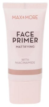 Max & More Face Primer Mattifying matujący Podkład Niacynamid 30 ml - Max & More