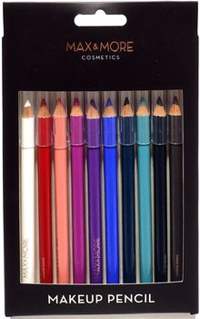 Max & More, Kredki do makijażu, 10 kolorów - Max & More