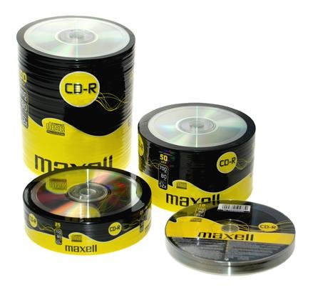 Фото - Оптичний диск Maxell CD-R x52 700MB s-50 624036.02.CN 