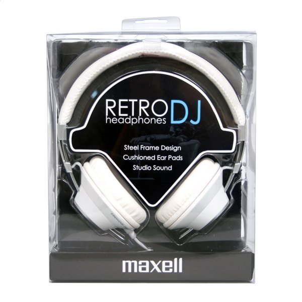 Maxell Słuchawki/Headphones Retro Dj White 303517.00.Cn